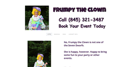 Desktop Screenshot of frumpytheclown.com